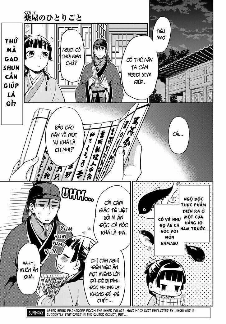 Dược Sư Tự Sự - Nhật Ký Giải Mã Bí Ẩn Chốn Hậu Cung Của Maomao Chapter 25 - 1