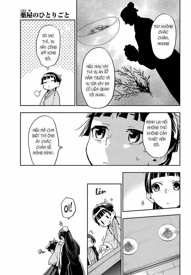 Dược Sư Tự Sự - Nhật Ký Giải Mã Bí Ẩn Chốn Hậu Cung Của Maomao Chapter 25 - 27