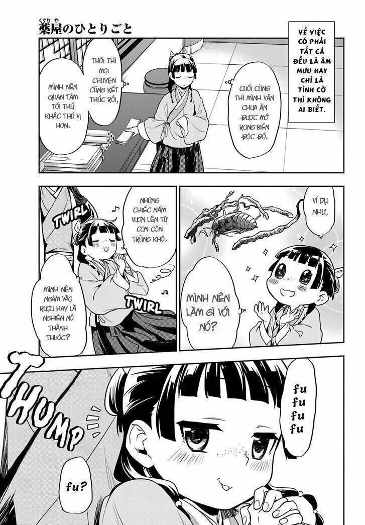 Dược Sư Tự Sự - Nhật Ký Giải Mã Bí Ẩn Chốn Hậu Cung Của Maomao Chapter 25 - 29