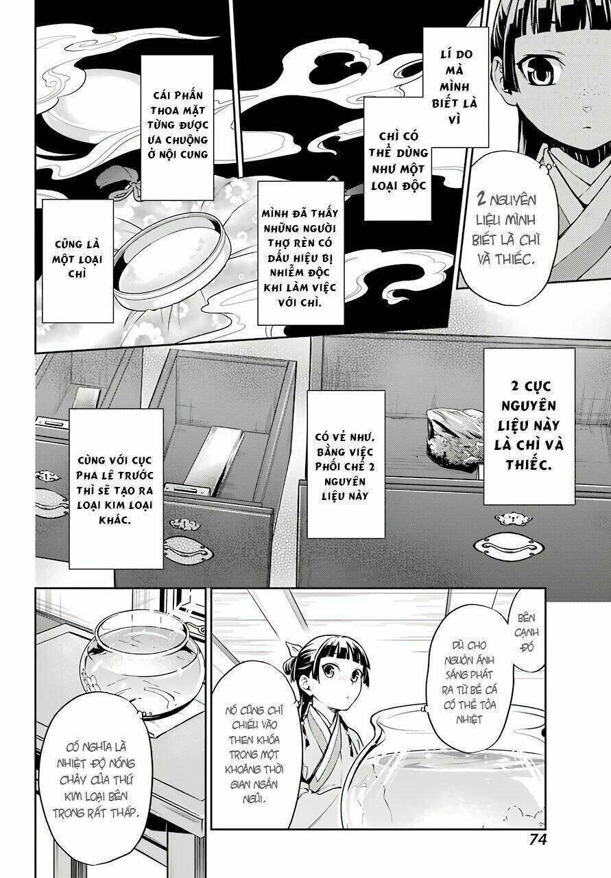 Dược Sư Tự Sự - Nhật Ký Giải Mã Bí Ẩn Chốn Hậu Cung Của Maomao Chapter 26 - 34