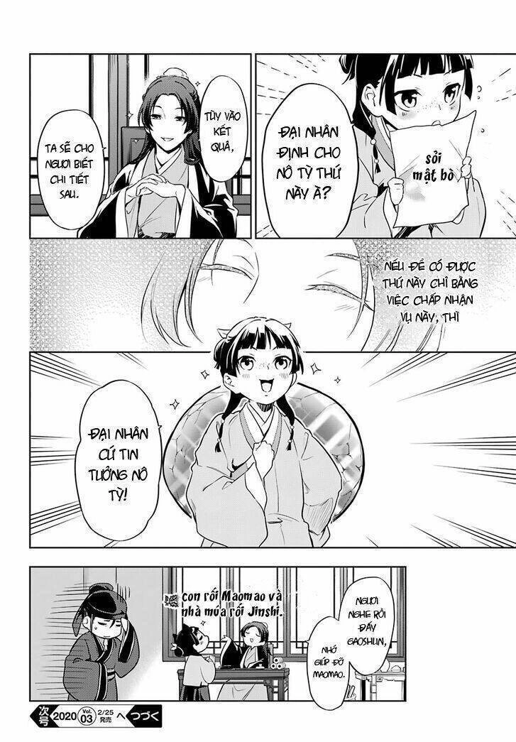 Dược Sư Tự Sự - Nhật Ký Giải Mã Bí Ẩn Chốn Hậu Cung Của Maomao Chapter 33 - 18