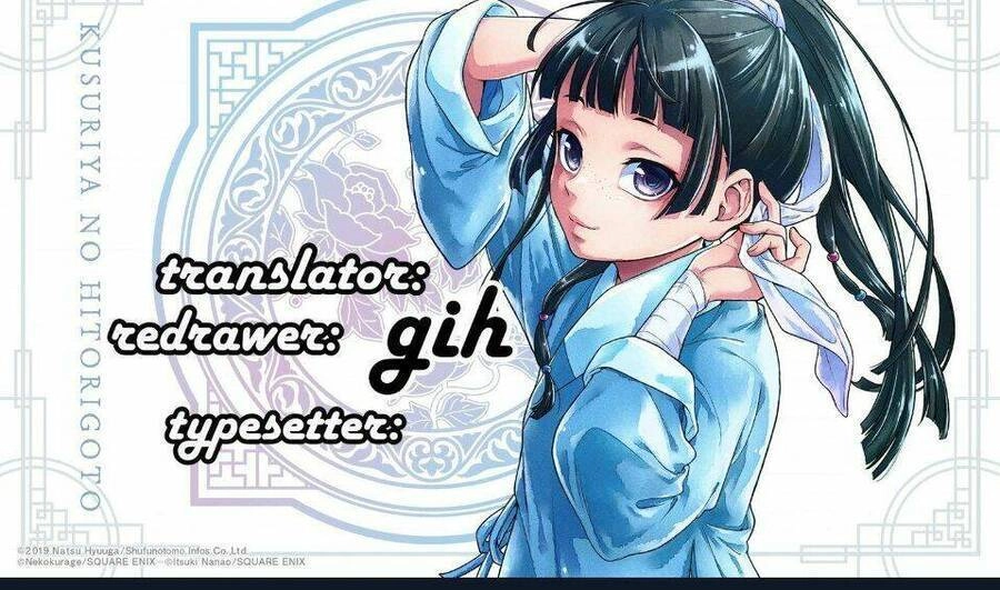 Dược Sư Tự Sự - Nhật Ký Giải Mã Bí Ẩn Chốn Hậu Cung Của Maomao Chapter 36.1 - 59