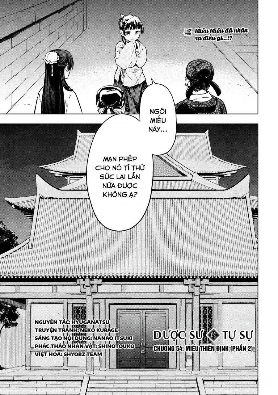 Dược Sư Tự Sự - Nhật Ký Giải Mã Bí Ẩn Chốn Hậu Cung Của Maomao Chapter 54 - 2