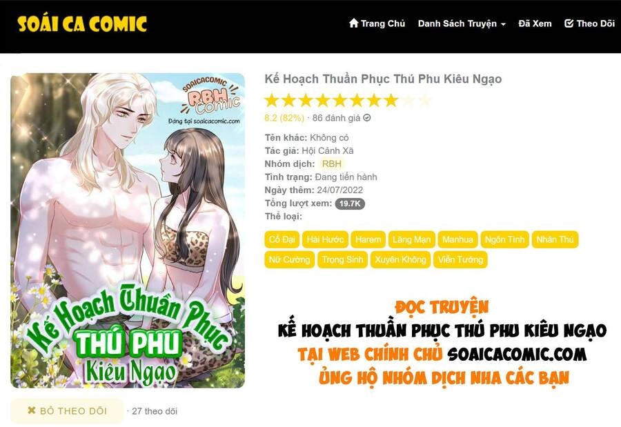 Kế Hoạch Thuần Phục Thú Phu Kiêu Ngạo Chapter 18 - 1