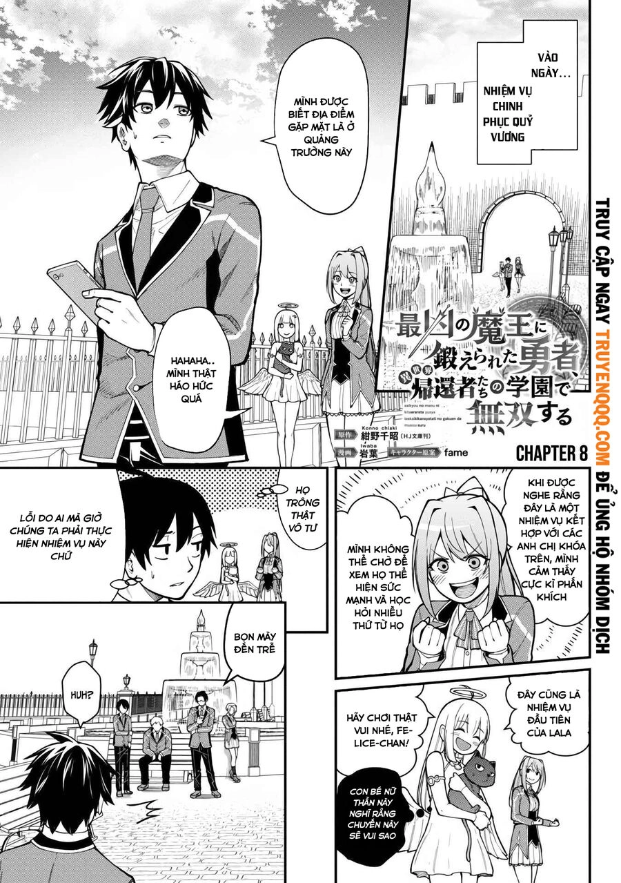 Saikyou No Maou Ni Kitaerareta Yuusha Isekai Kikanshatachi No Gakuen De Musou Suru Chapter 8 - 3