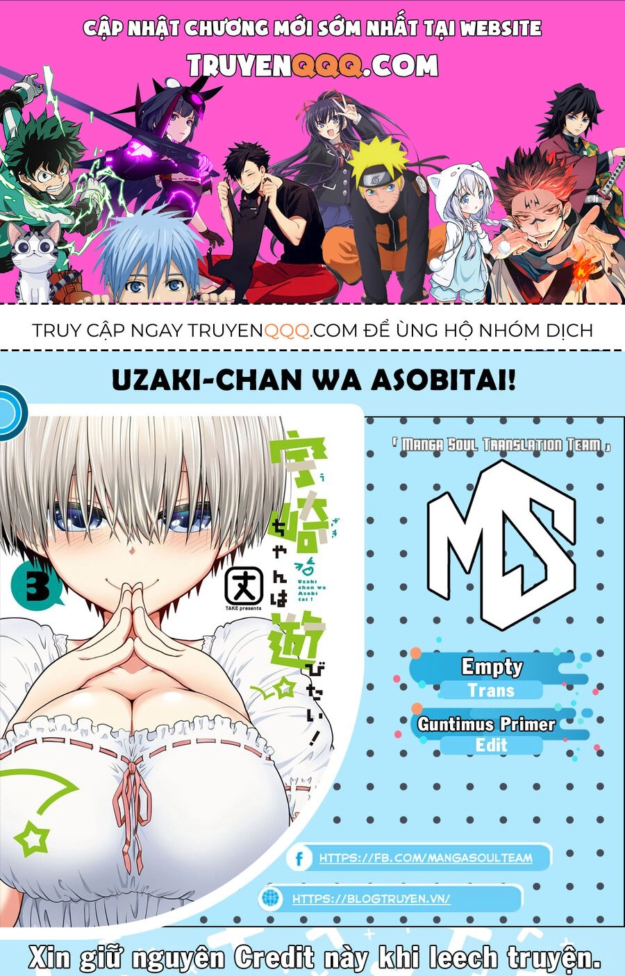 Uzaki-Chan Muốn Đi Chơi! Chapter 66 - 1