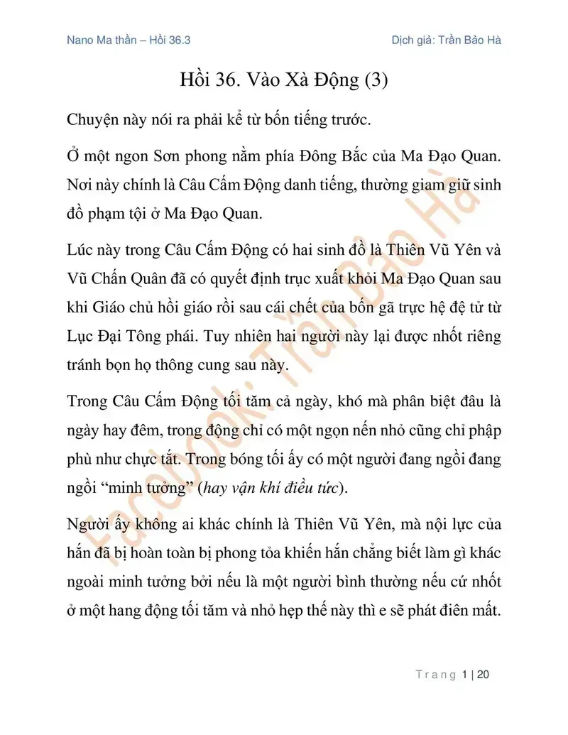 Ngã Lão Ma Thần Chapter 90.3 - 1