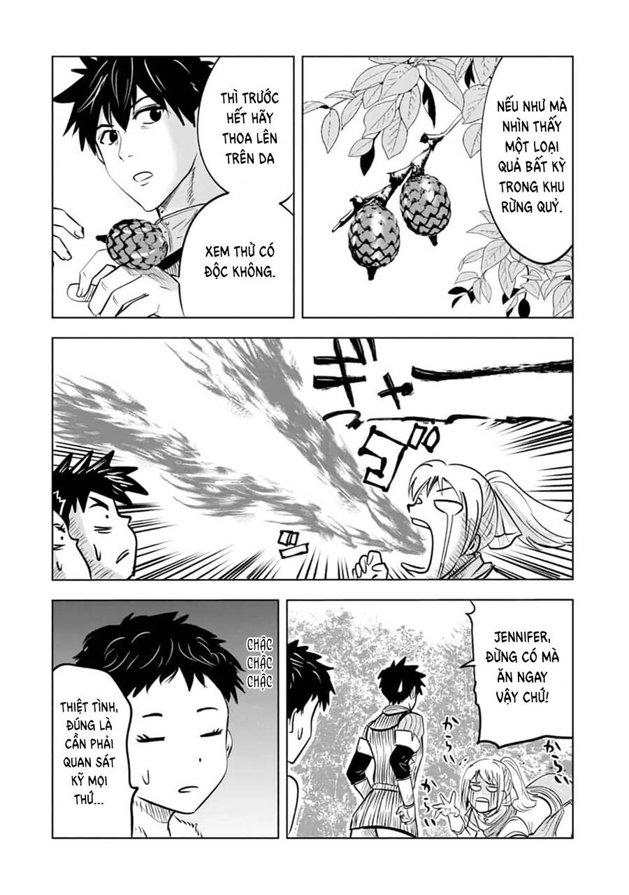 Makyo Seikatsu ~ Gakeppuchi Boken Sha Ga Hiki Komoru Ni Ha Hirosugiru Chapter 13.2 - 5