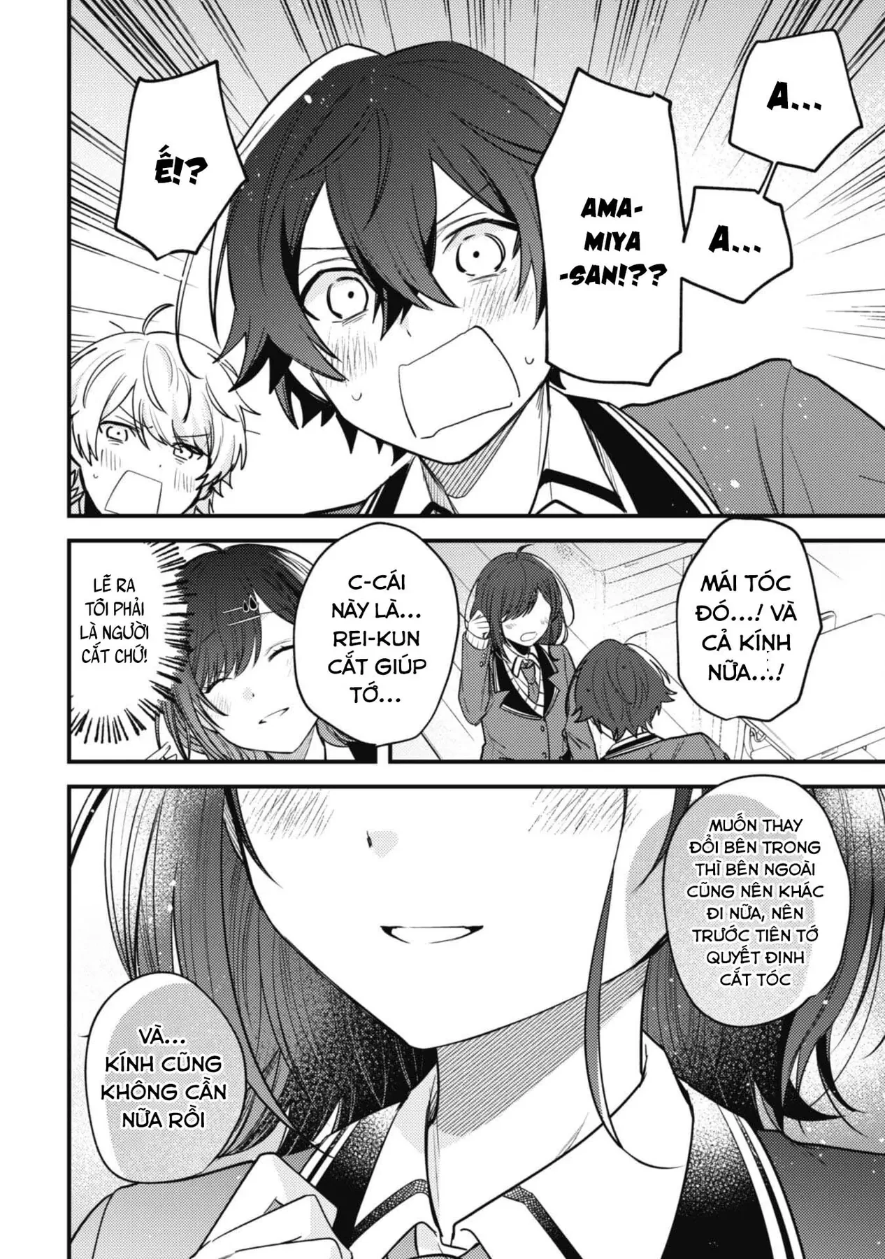 Người "dễ thương" nhất thế giới là Amamiya, đứng thứ hai là tôi. Chapter  13 - 56