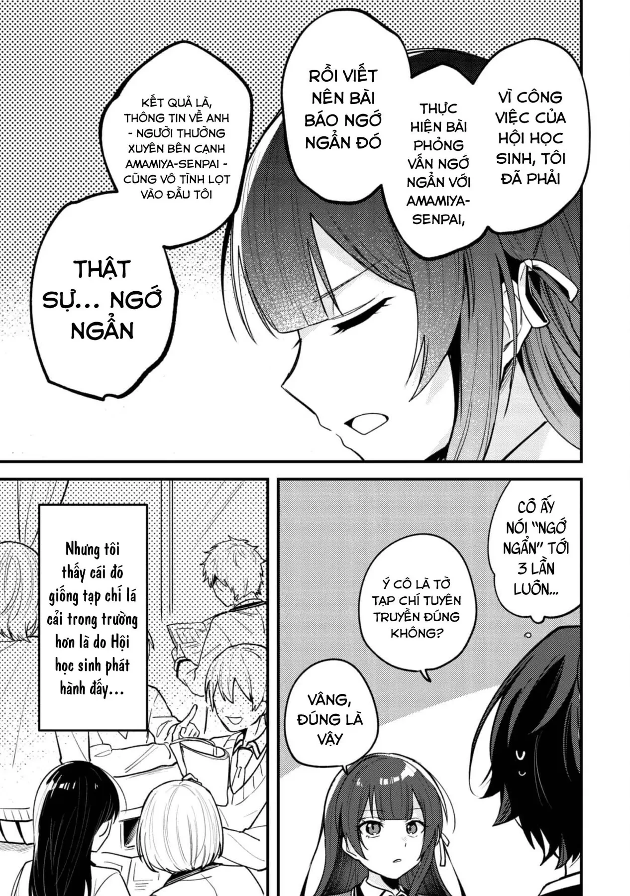 Người "dễ thương" nhất thế giới là Amamiya, đứng thứ hai là tôi. Chapter  15 - 5