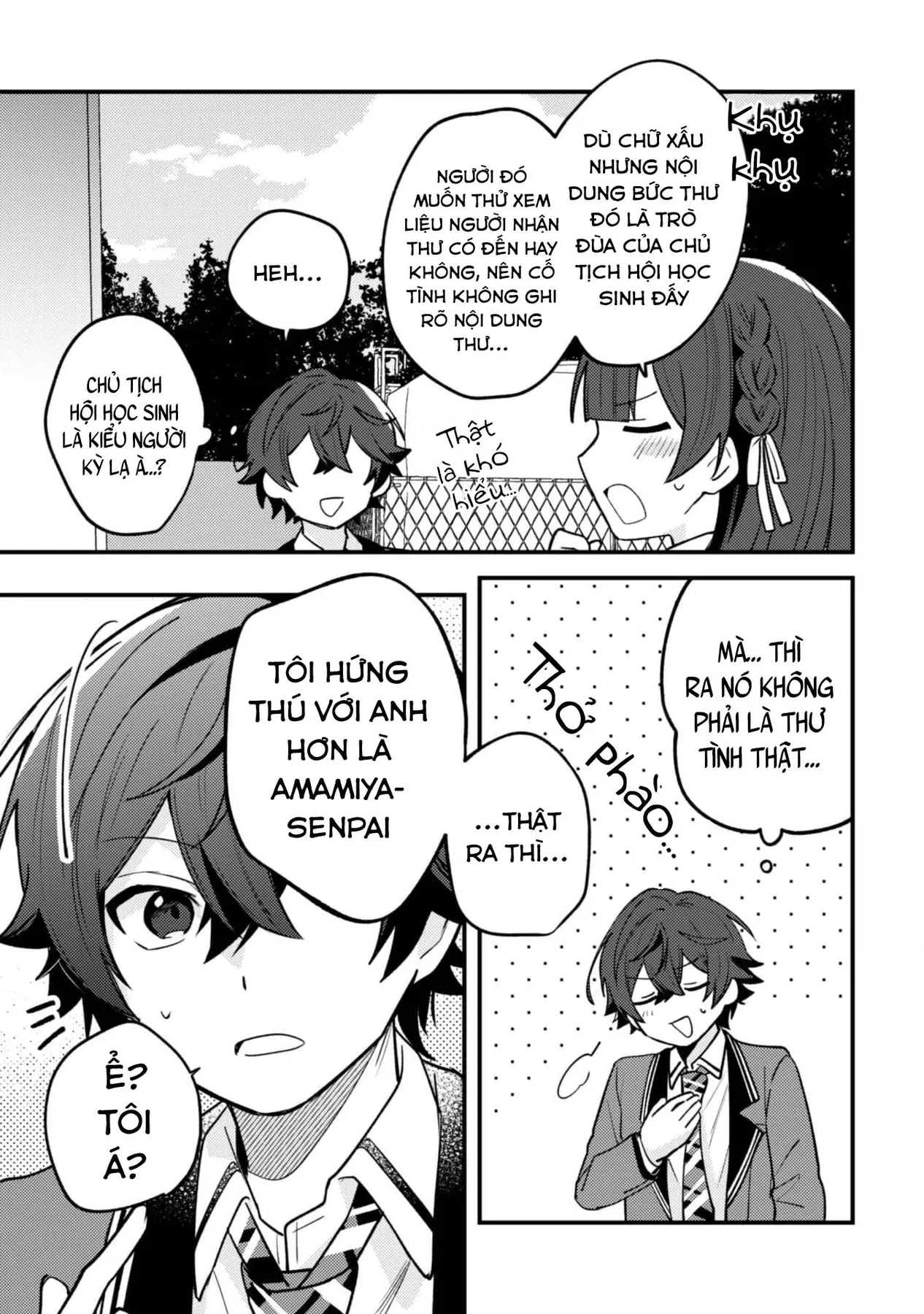 Người "dễ thương" nhất thế giới là Amamiya, đứng thứ hai là tôi. Chapter  15 - 9