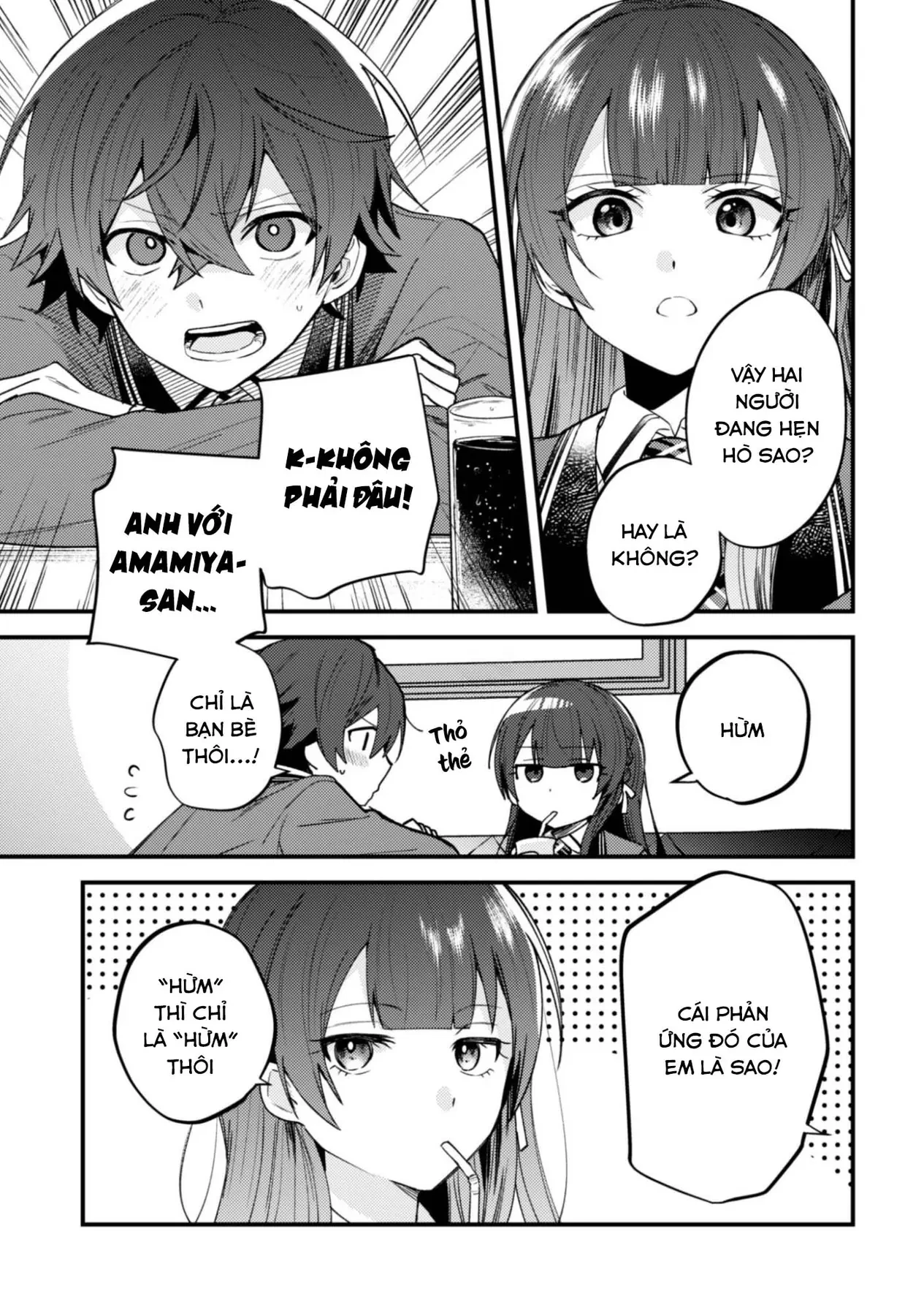 Người "dễ thương" nhất thế giới là Amamiya, đứng thứ hai là tôi. Chapter  18 - 47