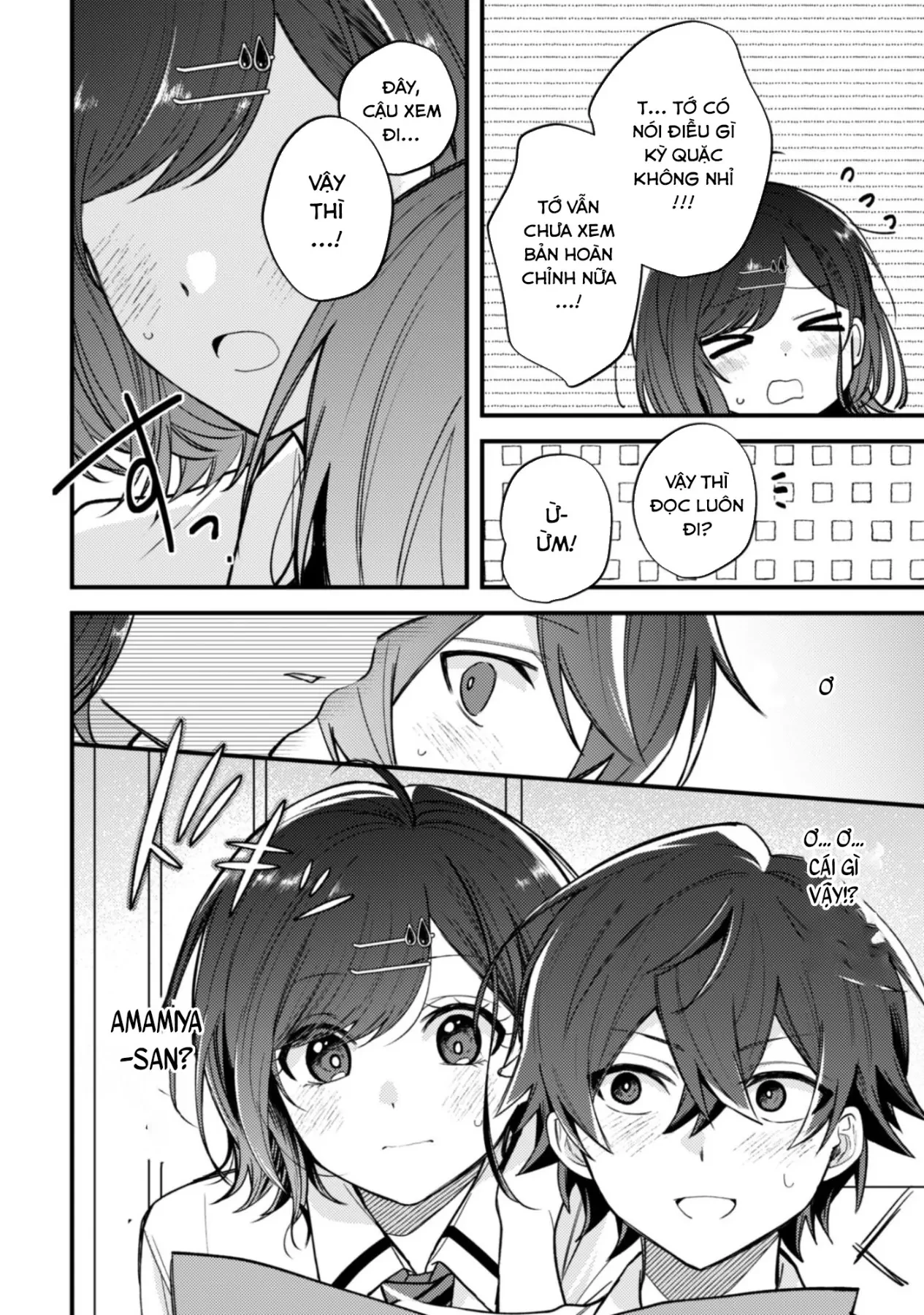 Người "dễ thương" nhất thế giới là Amamiya, đứng thứ hai là tôi. Chapter  19 - 17