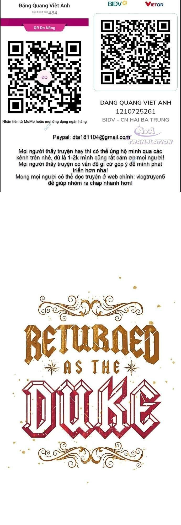 Hồi Quy Thành Công Tước Chapter 71 - 1