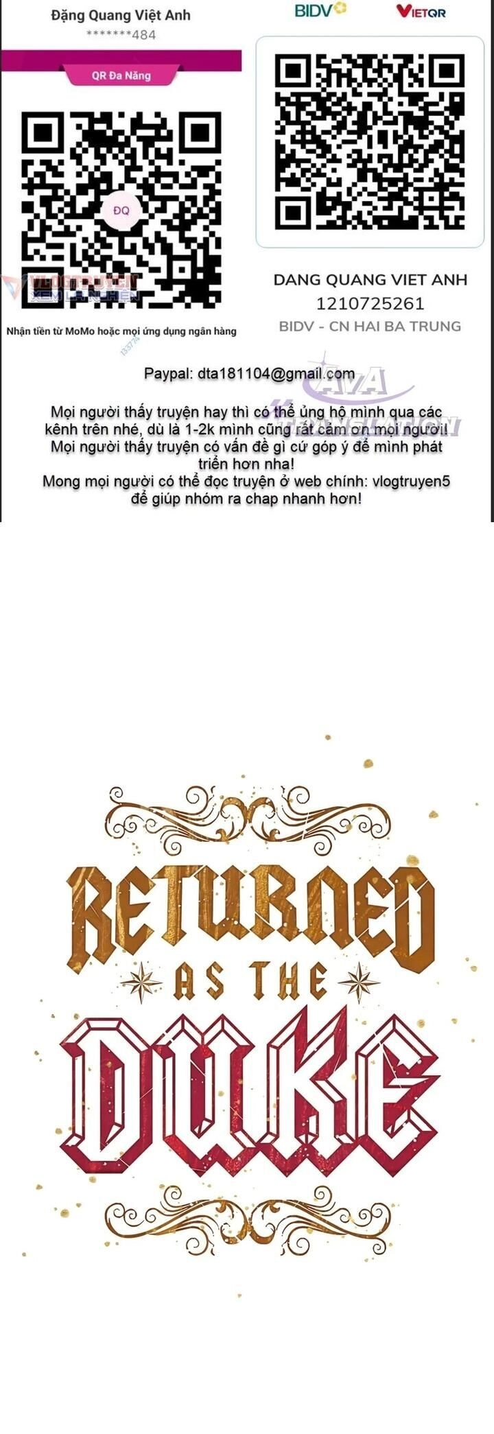 Hồi Quy Thành Công Tước Chapter 73 - 1