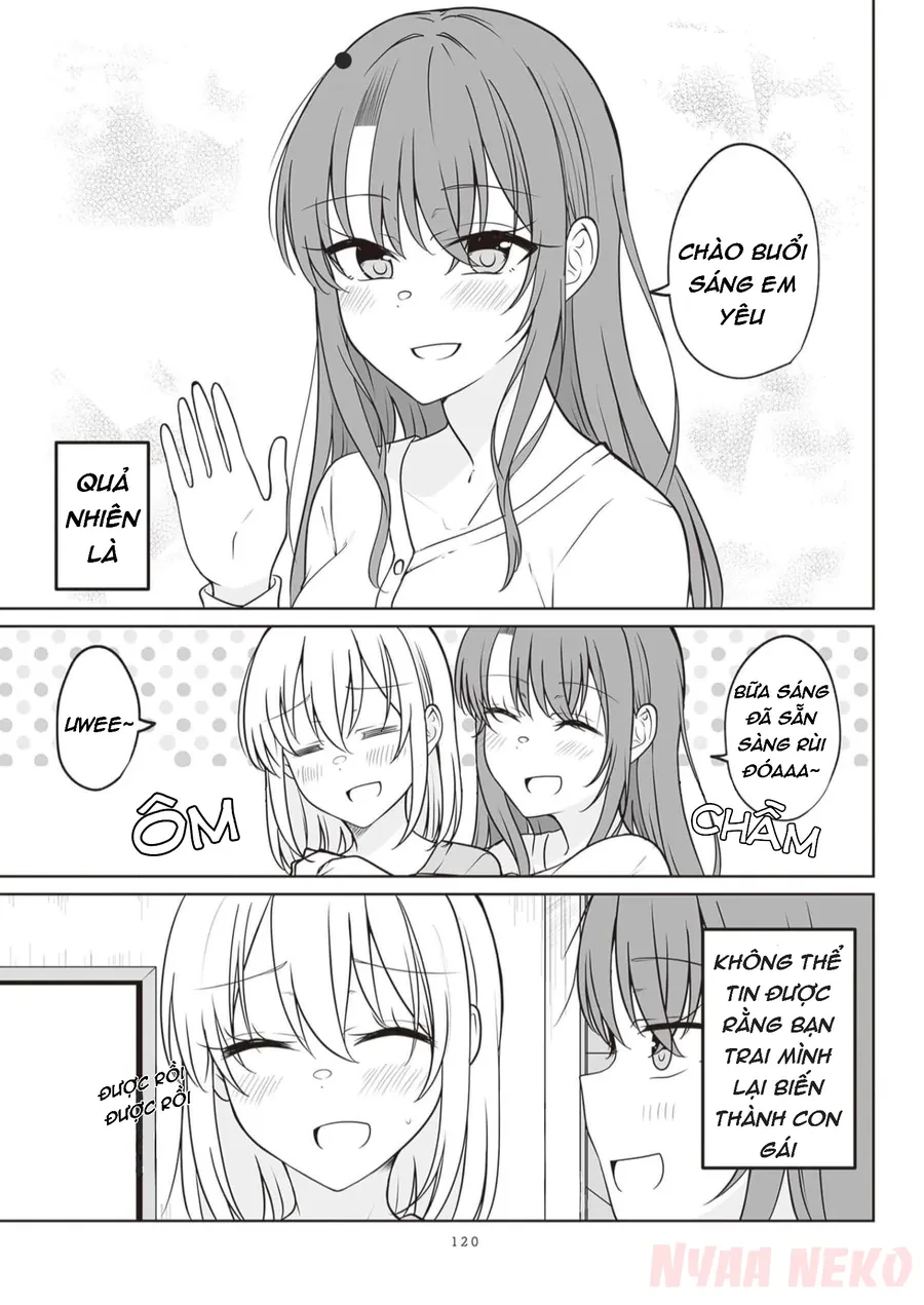 Cuộc Sống Thường Ngày Của Một Cặp Đôi Mà Người Bạn Trai Bị Biến Thành Con Gái Chapter 52.2 - 3