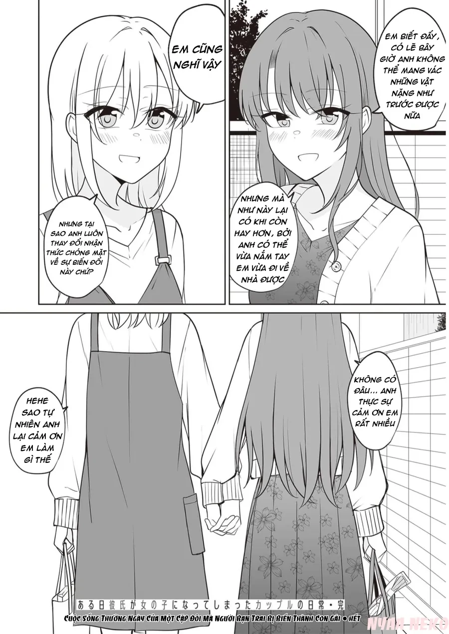 Cuộc Sống Thường Ngày Của Một Cặp Đôi Mà Người Bạn Trai Bị Biến Thành Con Gái Chapter 52.2 - 17