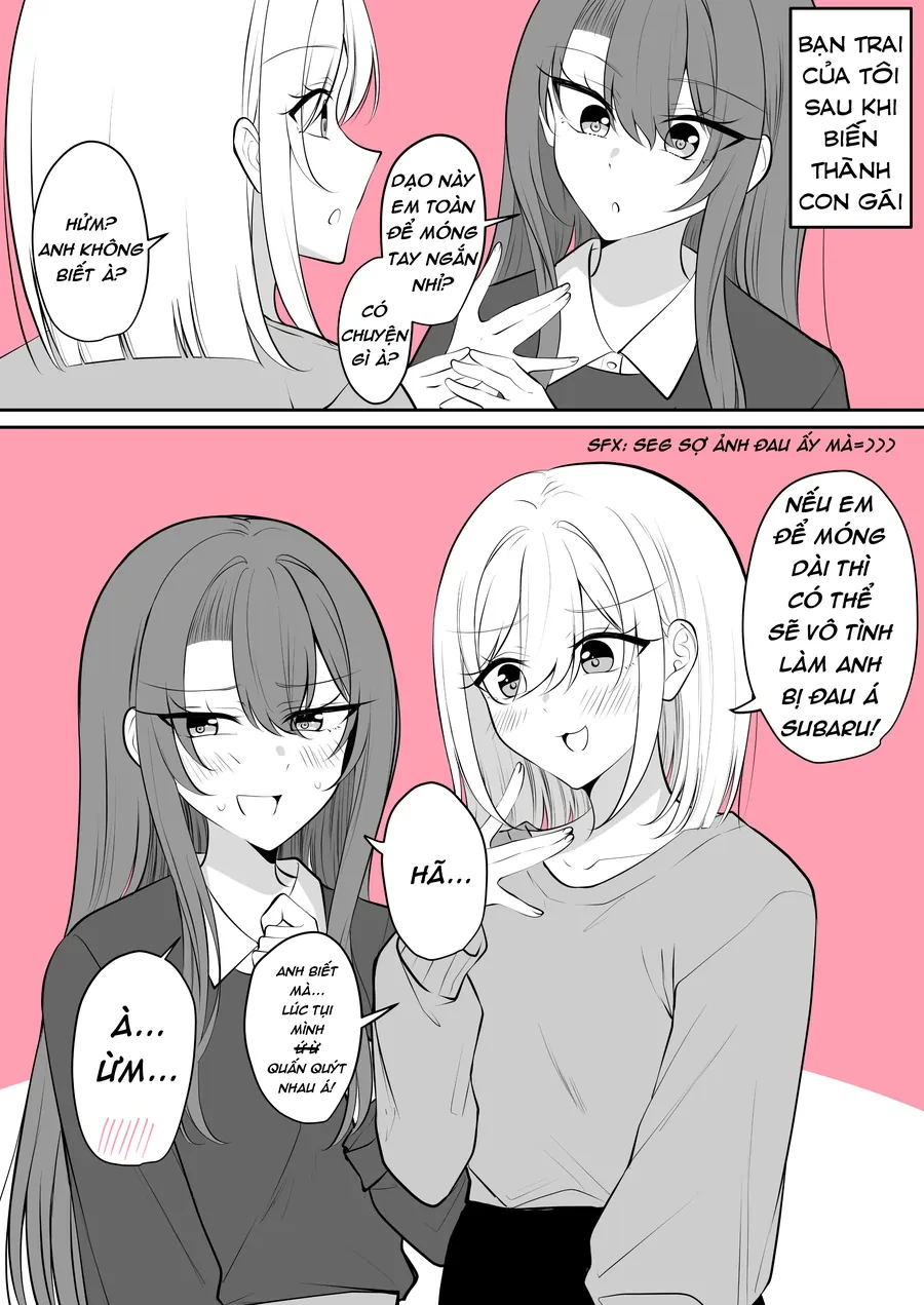 Cuộc Sống Thường Ngày Của Một Cặp Đôi Mà Người Bạn Trai Bị Biến Thành Con Gái Chapter 57 - 3