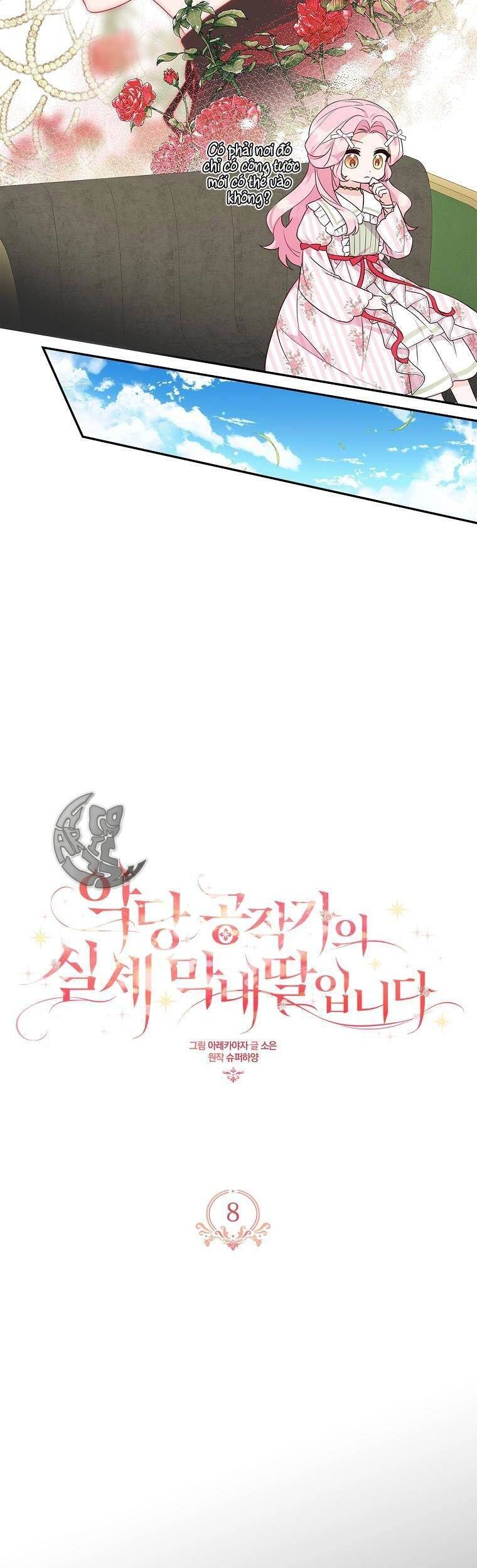 Tôi đã trở thành con gái út của công tước phản diện Chapter 8 - 9