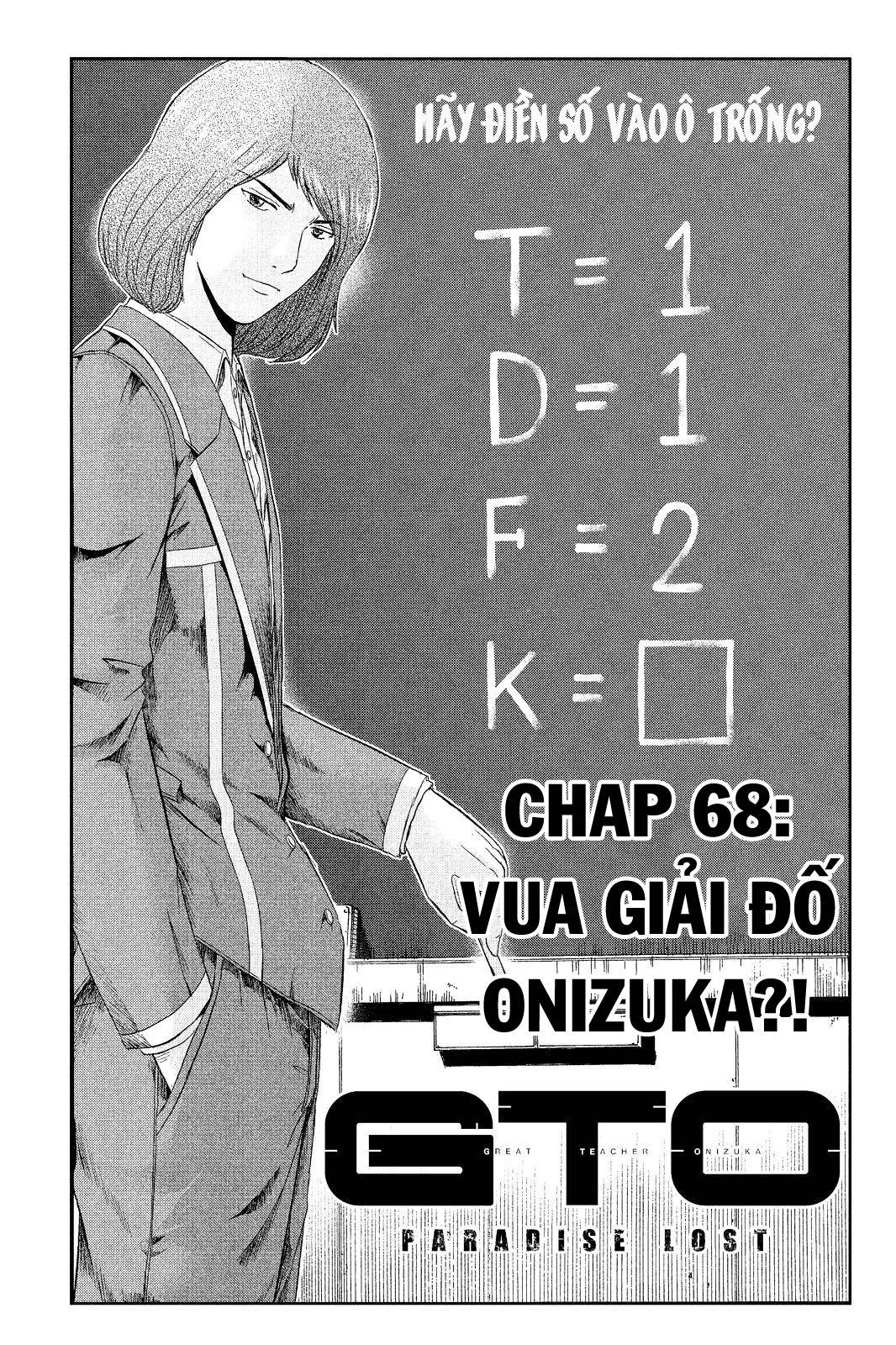 Great Teacher Onizuka: Paradise Lost Chapter 68 - 1