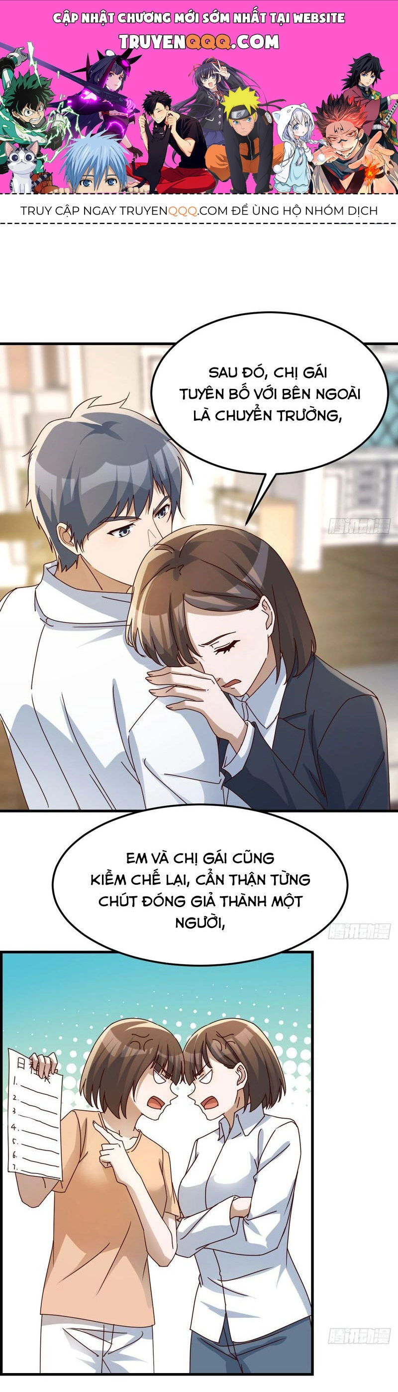 Trong Nhà Có 2 Bạn Gái Song Sinh Chapter 320 - 1