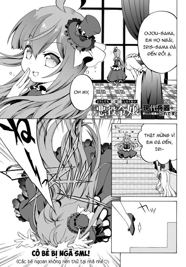 The Villainess Will Crush Her Destruction End Through Modern Firepower Chapter 1 - 1