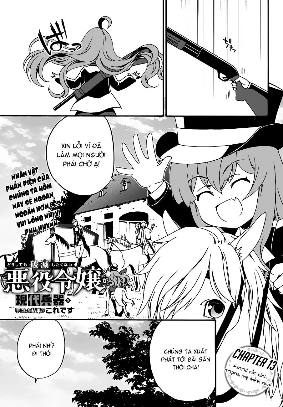 The Villainess Will Crush Her Destruction End Through Modern Firepower Chapter 13 - 2