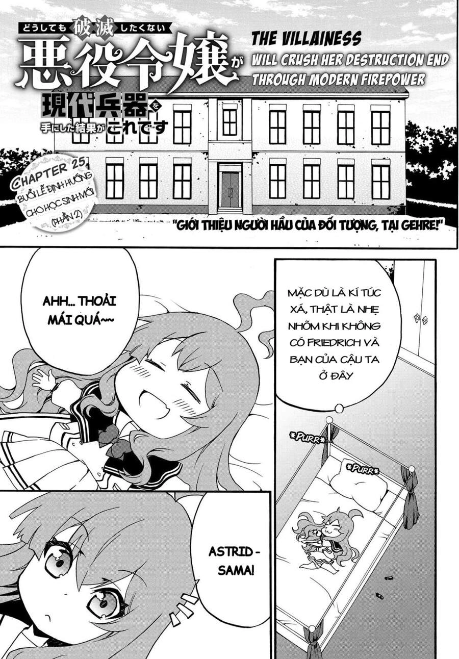 The Villainess Will Crush Her Destruction End Through Modern Firepower Chapter 25 - 3