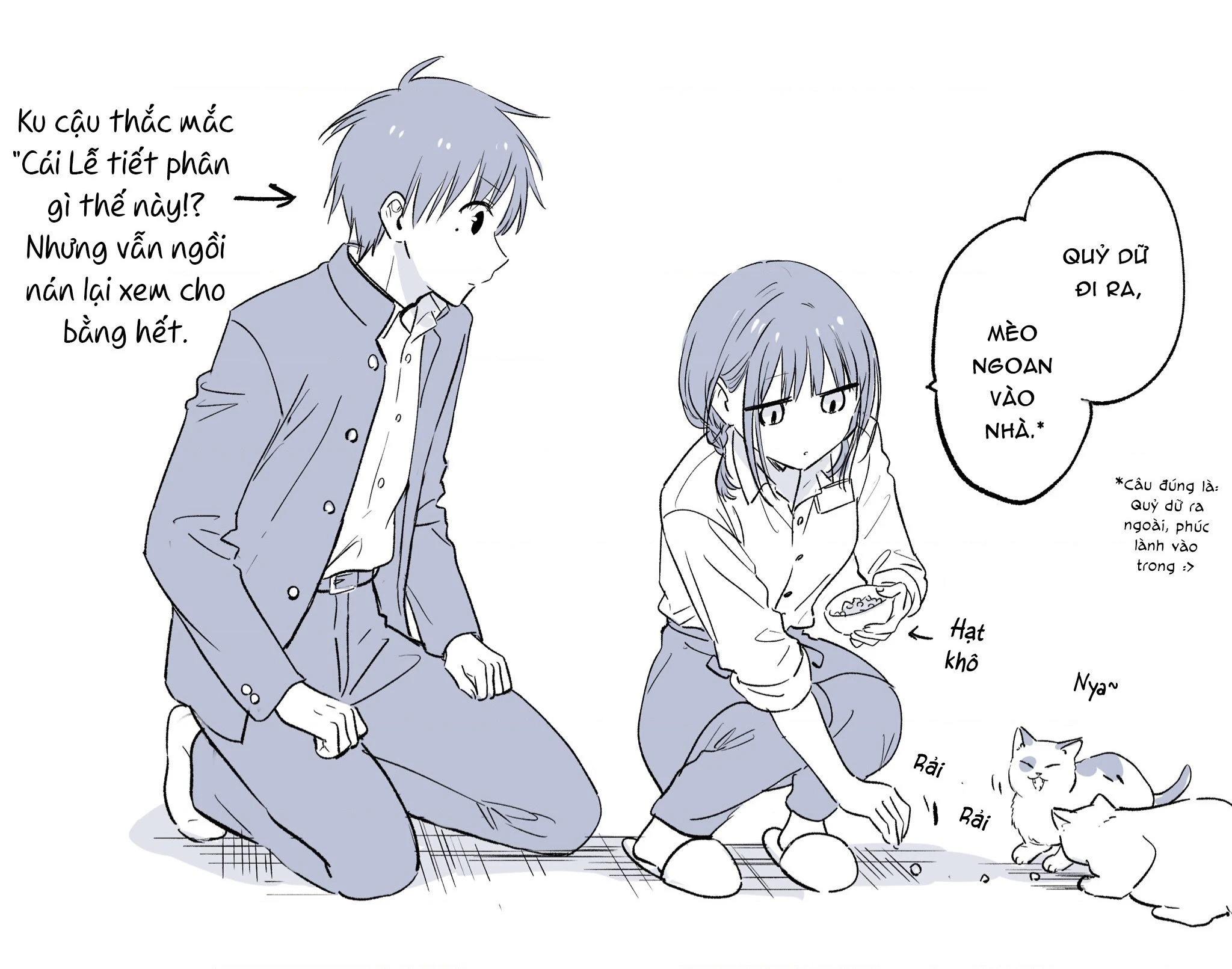 Cô Nàng Mèo Ngủ Gật Và Chàng Trai Hướng Nội Chapter 37 - 43