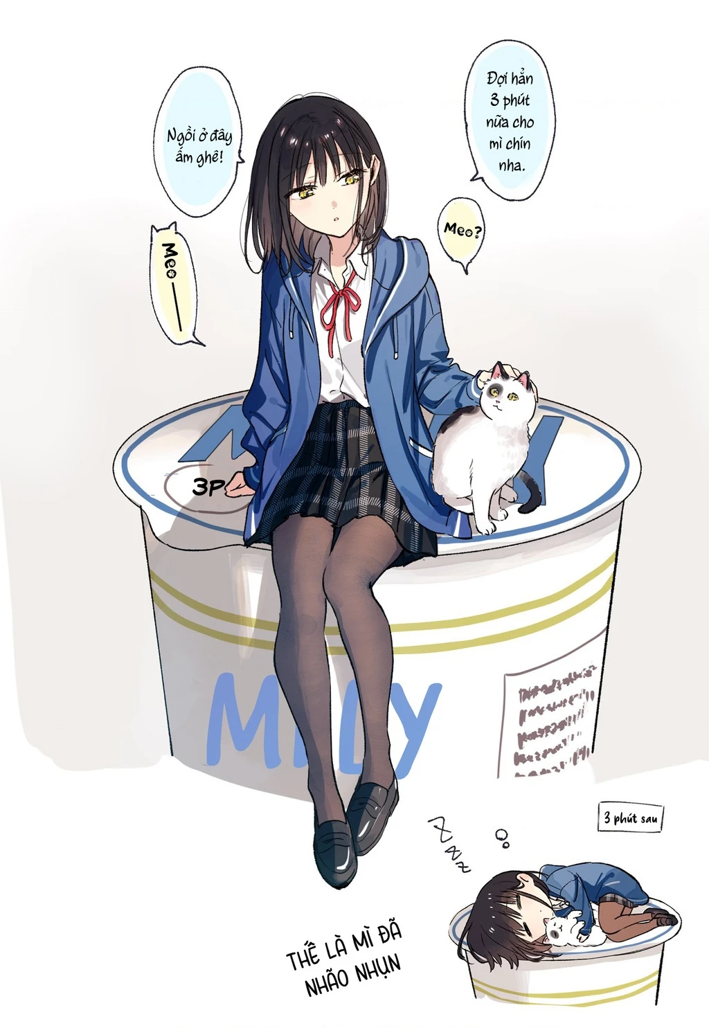 Cô Nàng Mèo Ngủ Gật Và Chàng Trai Hướng Nội Chapter 38 - 38