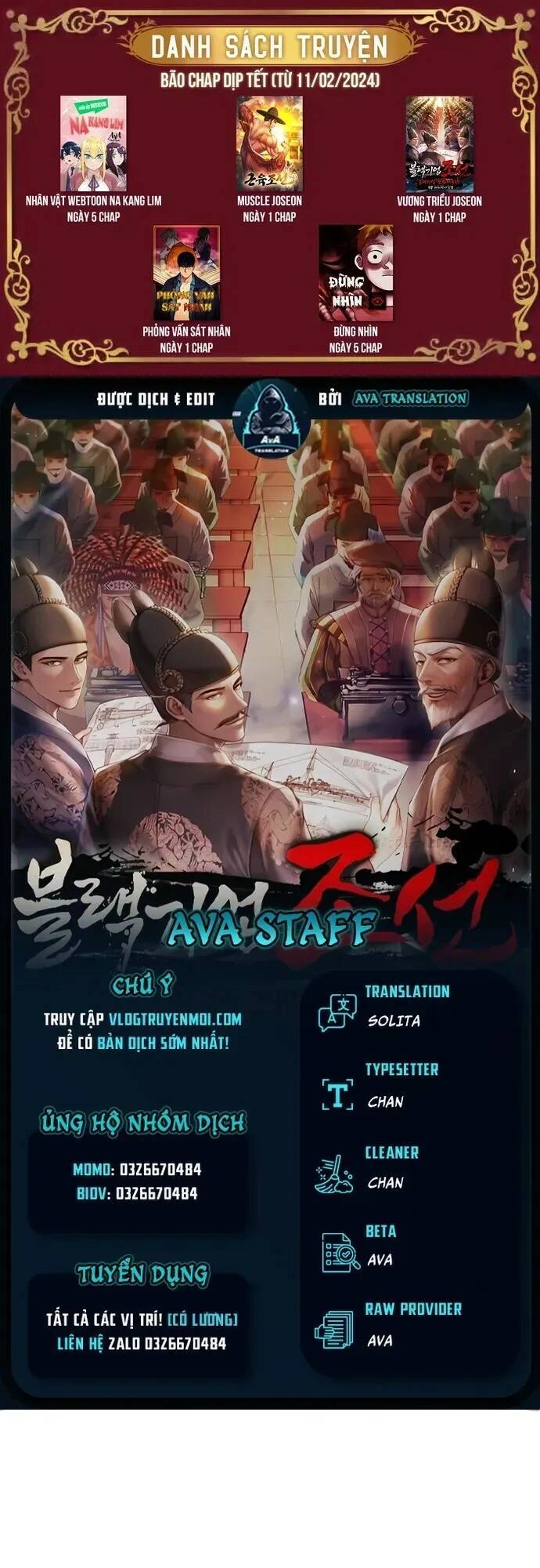 Vương Triều Đen Tối: Joseon Chapter 16 - 1
