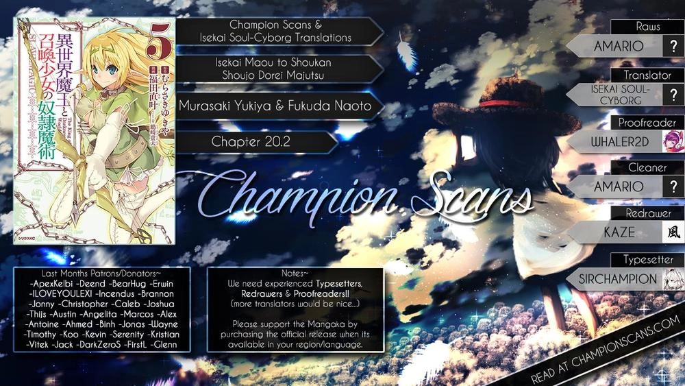 Isekai Maou To Shoukan Shoujo No Dorei Majutsu Chapter 20.5 - 2