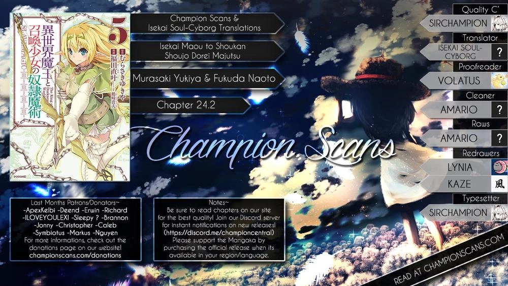 Isekai Maou To Shoukan Shoujo No Dorei Majutsu Chapter 24.5 - 2