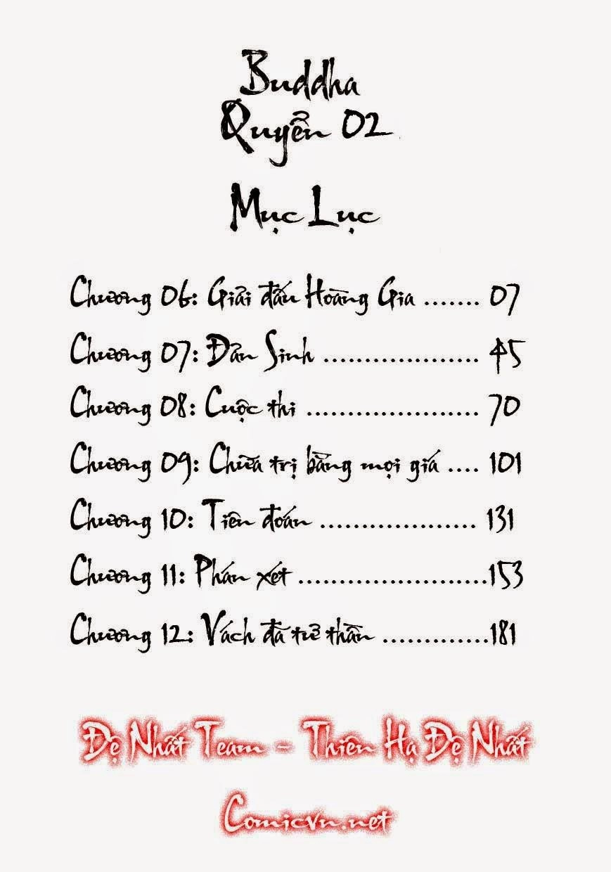 Buddha - Truyền Thuyết Đức Phật Chapter 6 - 7