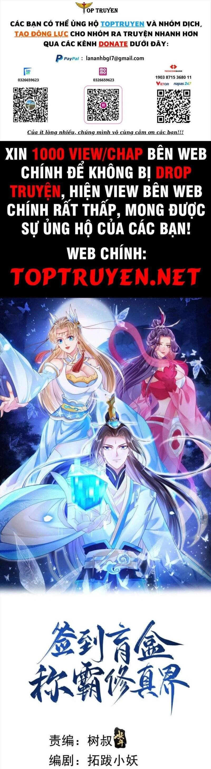 Đăng Nhập Blind Box Xưng Bá Tu Chân Giới Chapter 30 - 1