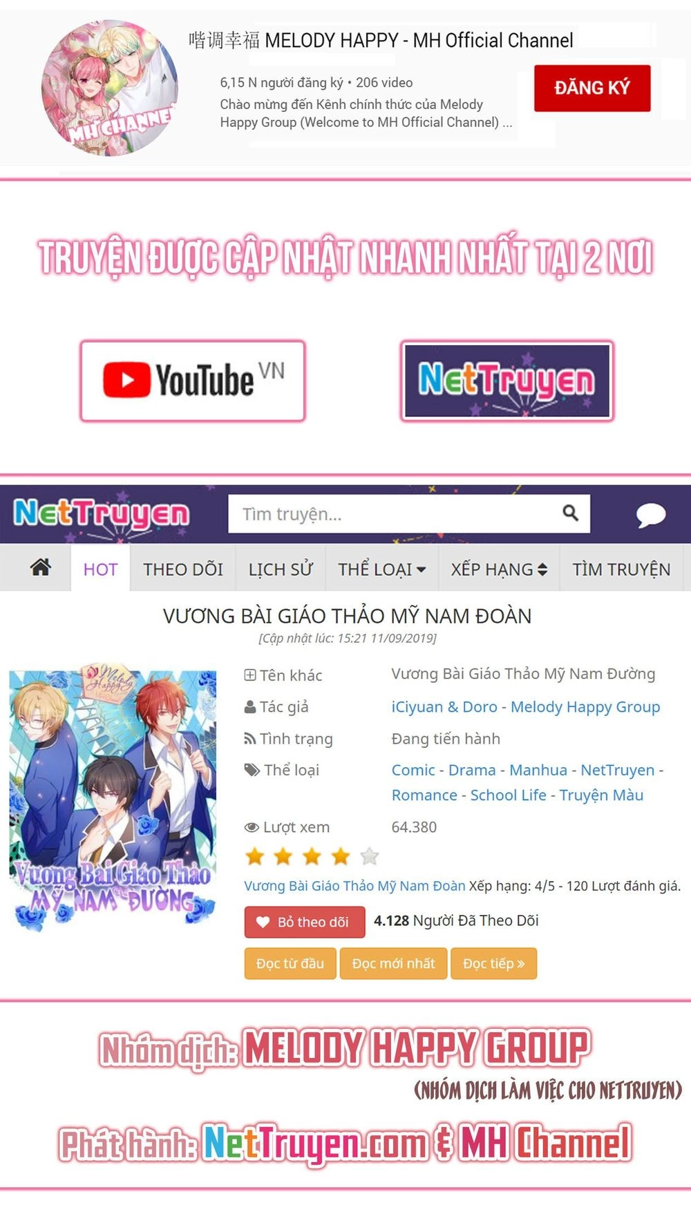 Vương Bài Giáo Thảo Mỹ Nam Đoàn Chapter 4.5 - 20