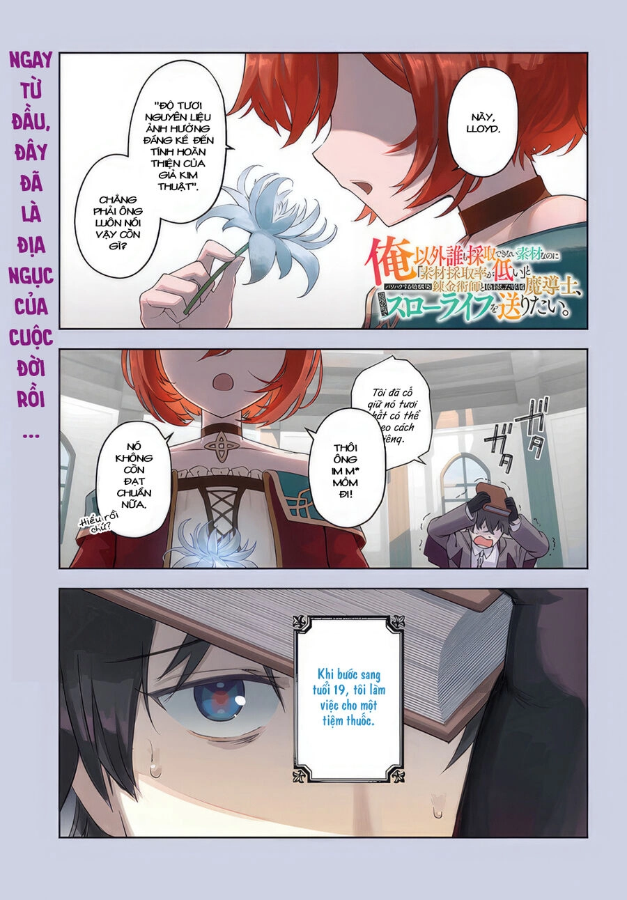 Trợ Lí Pháp Sư Vô Dụng Bắt Đầu Cuộc Sống Mới Chapter 1 - 2