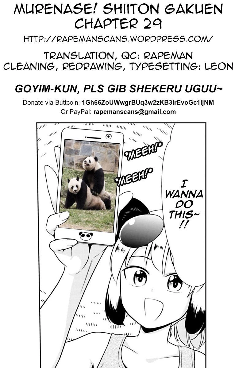 Murenase! Shiiton Gakuen Chapter 29 - 22