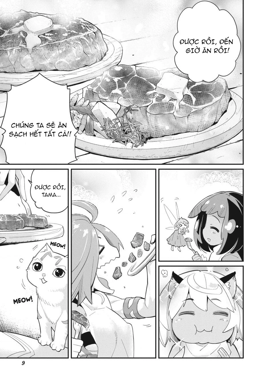 "Behemoth" Hạng S bị nhầm là mèo và trở thành hiệp sĩ (thú cưng) của nàng Elf Chapter 43 - 9