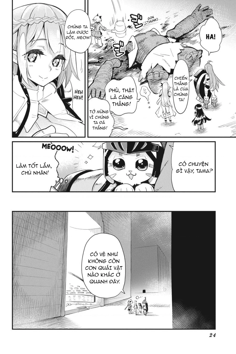 "Behemoth" Hạng S bị nhầm là mèo và trở thành hiệp sĩ (thú cưng) của nàng Elf Chapter 43 - 24