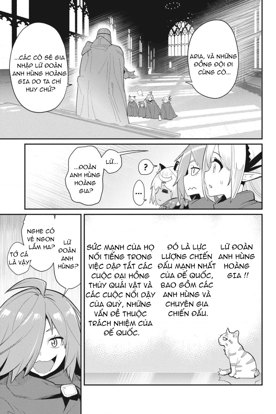"Behemoth" Hạng S bị nhầm là mèo và trở thành hiệp sĩ (thú cưng) của nàng Elf Chapter 44 - 13