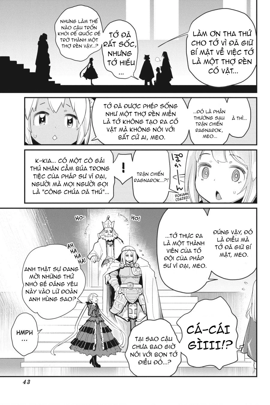 "Behemoth" Hạng S bị nhầm là mèo và trở thành hiệp sĩ (thú cưng) của nàng Elf Chapter 44 - 17