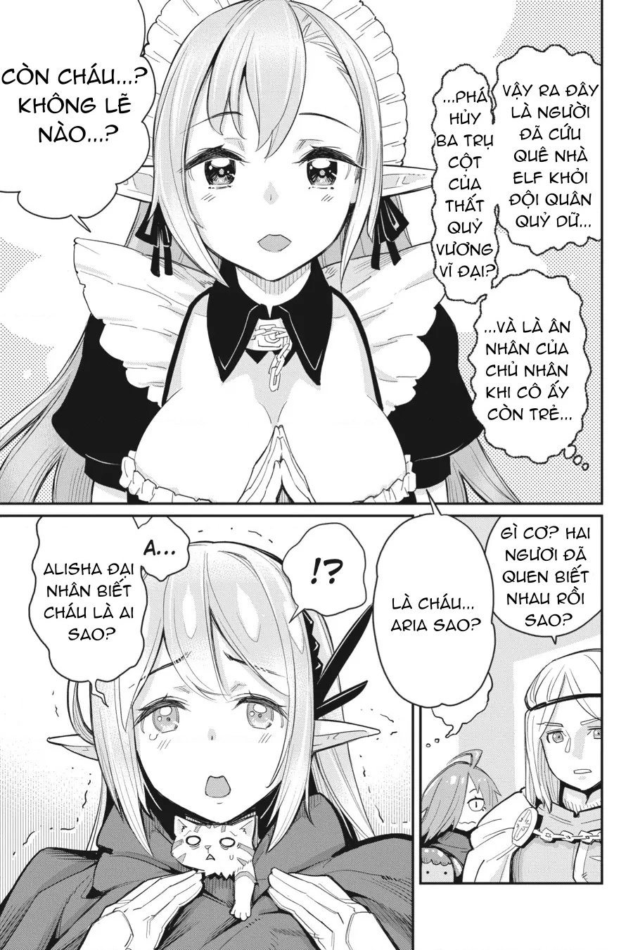 "Behemoth" Hạng S bị nhầm là mèo và trở thành hiệp sĩ (thú cưng) của nàng Elf Chapter 45 - 11