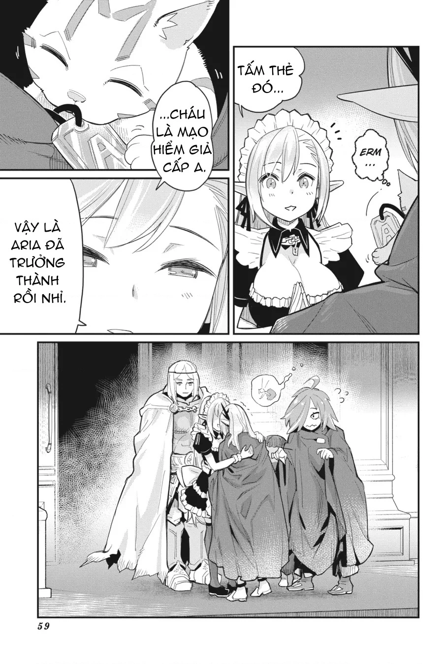 "Behemoth" Hạng S bị nhầm là mèo và trở thành hiệp sĩ (thú cưng) của nàng Elf Chapter 45 - 13