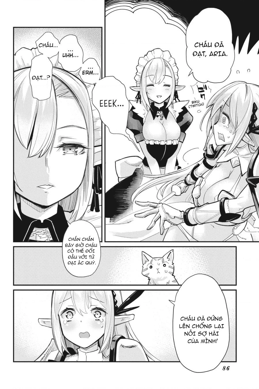 "Behemoth" Hạng S bị nhầm là mèo và trở thành hiệp sĩ (thú cưng) của nàng Elf Chapter 46 - 11