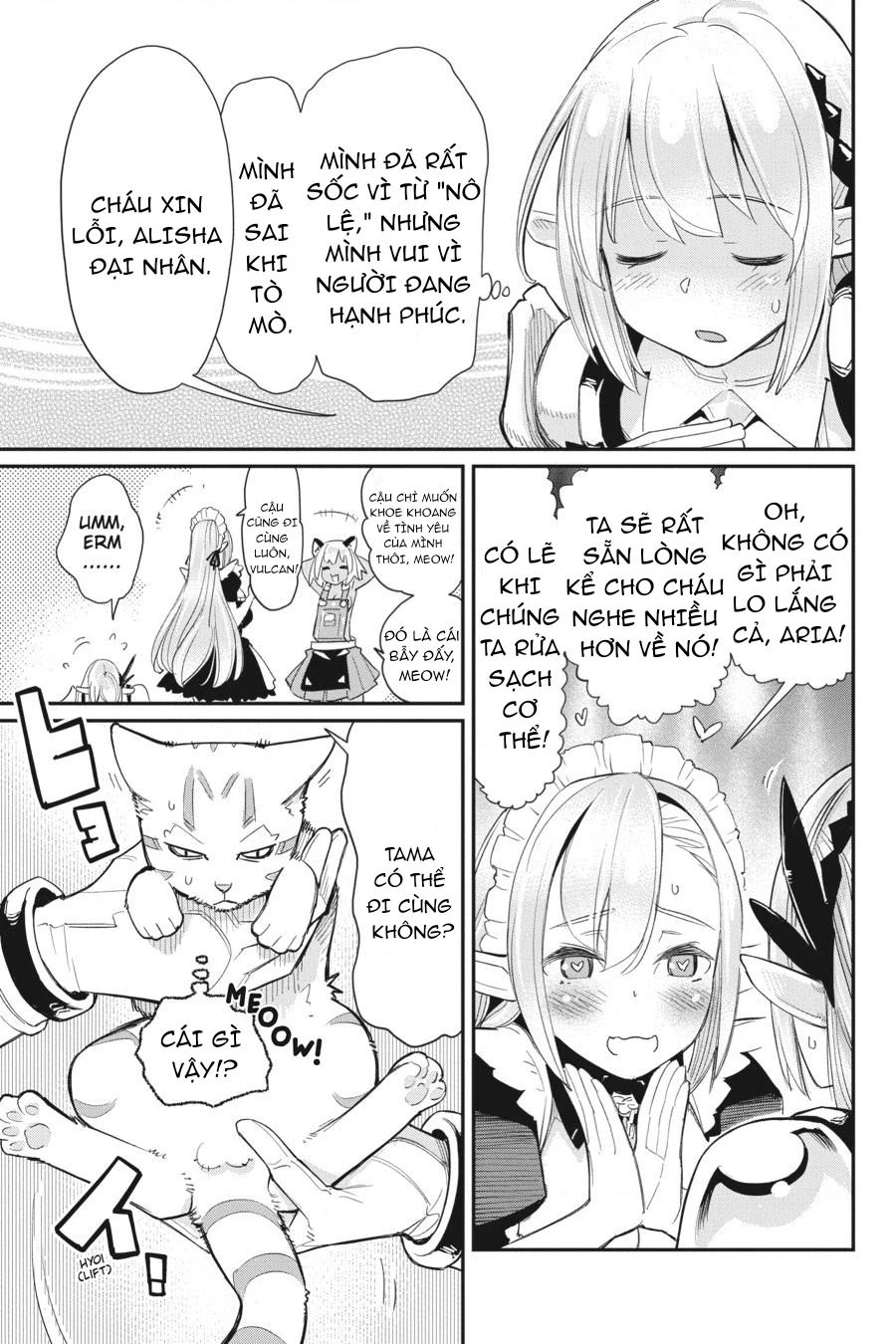 "Behemoth" Hạng S bị nhầm là mèo và trở thành hiệp sĩ (thú cưng) của nàng Elf Chapter 47 - 9