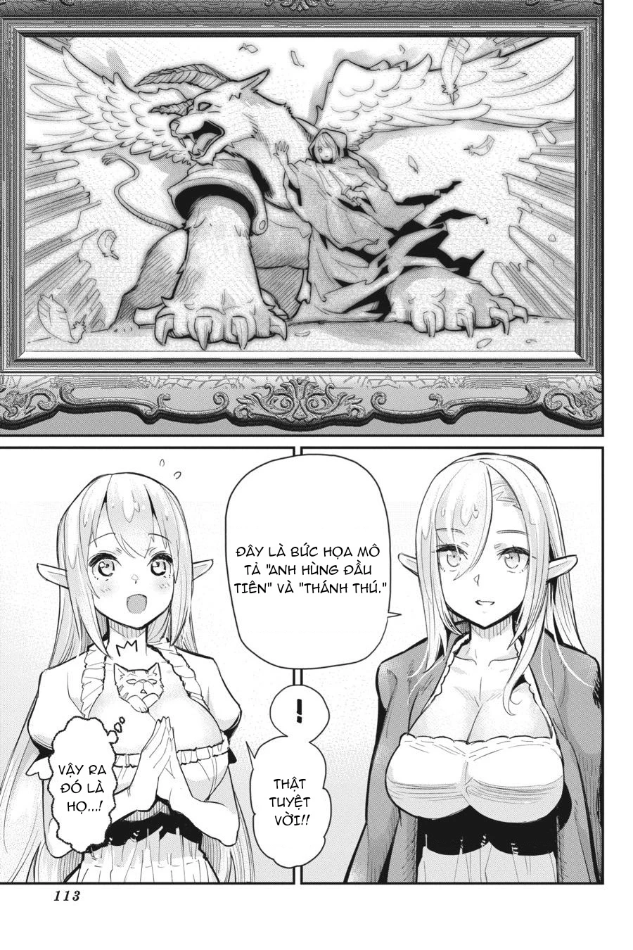 "Behemoth" Hạng S bị nhầm là mèo và trở thành hiệp sĩ (thú cưng) của nàng Elf Chapter 47 - 24