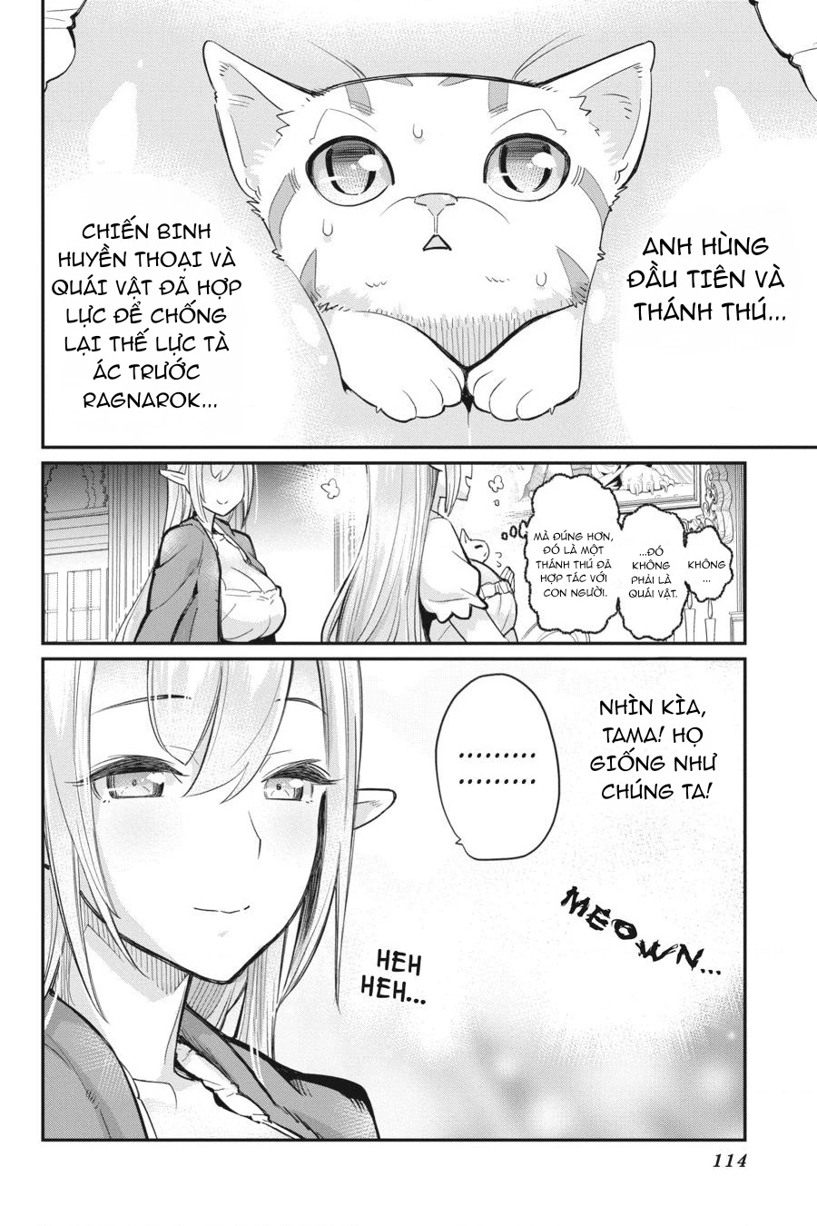 "Behemoth" Hạng S bị nhầm là mèo và trở thành hiệp sĩ (thú cưng) của nàng Elf Chapter 47 - 25