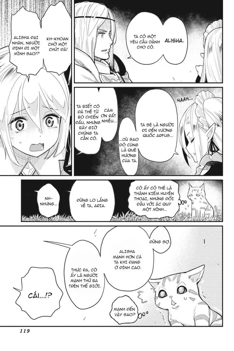 "Behemoth" Hạng S bị nhầm là mèo và trở thành hiệp sĩ (thú cưng) của nàng Elf Chapter 48 - 7