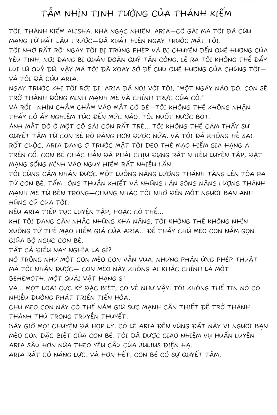 "Behemoth" Hạng S bị nhầm là mèo và trở thành hiệp sĩ (thú cưng) của nàng Elf Chapter 48.5 - 16